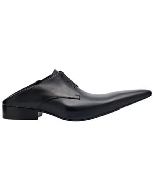 Balenciaga Opera Leather Derby, Brand Size 41 Us - Blue