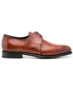 Ferragamo Ferragamo Tan Derby Oxfords & Derbys - Red