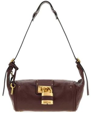 Chloé Burgundy Leather Paddington Shoulder Bag Craftybrown Borse A Tracolla