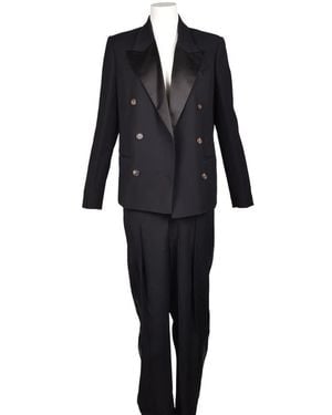 Brunello Cucinelli Virgin Wool Blend Suit, Brand Size 36 (Us - Black