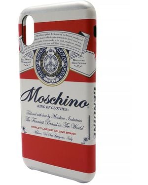 Moschino Mchino Budweiser Iphone X / Xs Cover - Red
