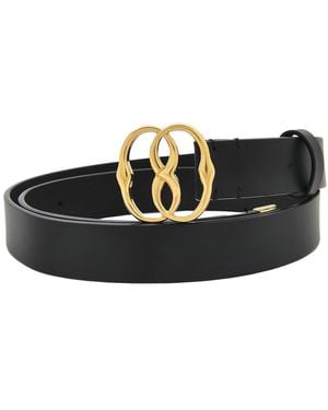 Bally Emblem Logo-Buckle Leather Belt, Cm - Black