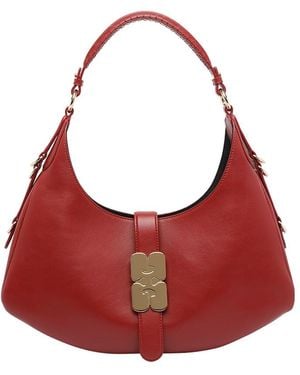 Ganni Small Kat Shoulder Bag - Red