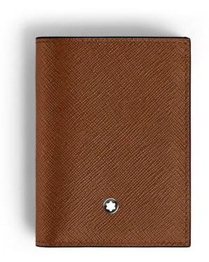 Montblanc Sartorial 4Cc Leather Mini Wallet - Brown