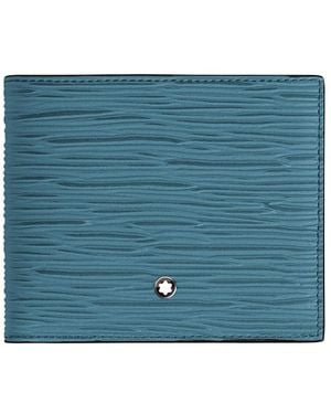 Montblanc Leather Wallet - Blue