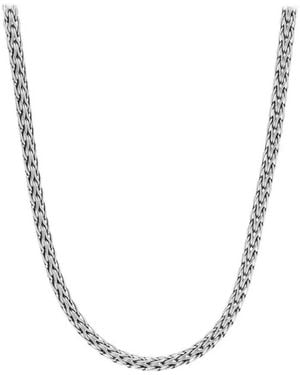 John Hardy Classic Chain 3.5mm Sterling Silver Necklace - Metallic