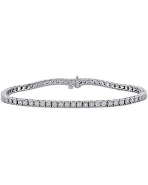 Created Forever 3 1/7Ct Tw Lab-Grown Diamond Tennis Anklet - Metallic