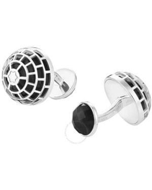Montblanc Meisterstuck Onyx Stone Cufflinks - Metallic