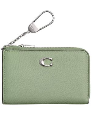 COACH L-Zip Key Case - Green
