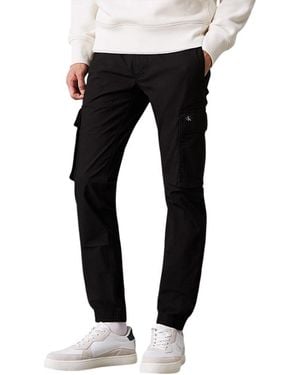Calvin Klein Skinny Ripstop Cargo Pants, Waist - Black