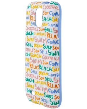 COACH Summer Graffiti Samsung Galaxy S4 Phone Case - Blue