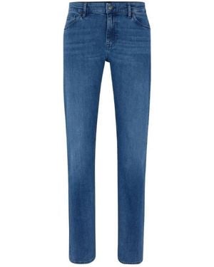 BOSS Maine3 Straight-Fit Denim Jeans, Waist - Blue