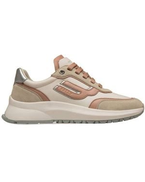 Bally Demmy Leather Low-Top Trainers, Brand Size 38 Us - Natural