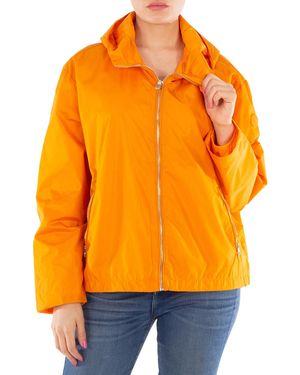Save The Duck Hope Hooded Windbreaker Jacket, Brand Size 2 - Orange