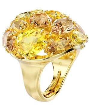 Swarovski Gema Crystal Cocktail Ring - Metallic