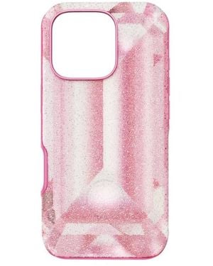 Swarovski High Smartphone Case, Crystal Print Motif, Iphone 16 Pro - Pink