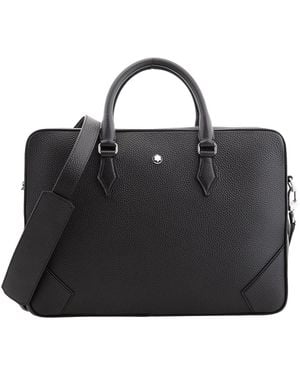 Montblanc Grain Leather Document Case - Black