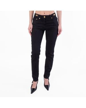 Versace Medusa '95 Skinny Jeans, Waist - Black