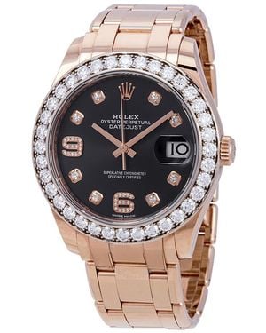 Rolex Pearlmaster 39 Automatic Diamond Ladies Watch 86285-0004 - Metallic