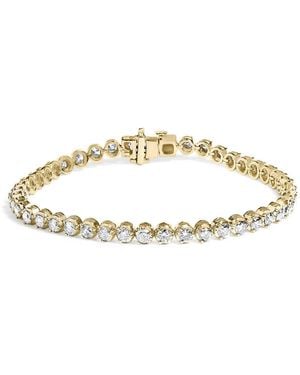 Haus of Brilliance 10K 5.0 Cttw Diamond Tennis Bracelet - Metallic