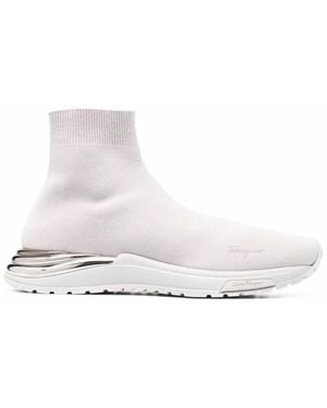 Ferragamo Ladies Trainers, Us - White