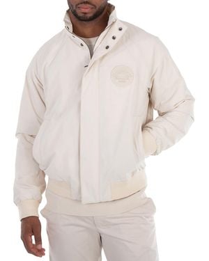 BOSS Long Sleeve Zip-Up Jacket, Brand Size 54 (Us - White