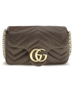 Gucci Gg Marmont Shoulder Bag - Grey