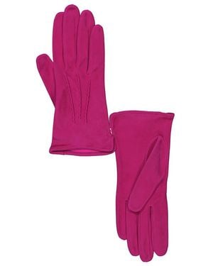 Sauso Fuxia Aune Reindeer Suede Unlined Gloves, Brand - Pink