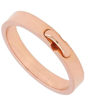Chaumet 18K Rose Liens Evidence Wedding Band - Metallic