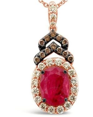 Le Vian Ladies' Precious Fashion Pendant - Red