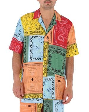 Marcelo Burlon Bandana Print Cuban Shirt - Multicolour