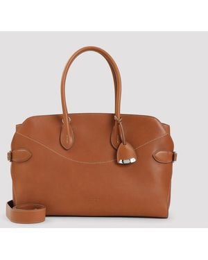 Ralph Lauren T-Tote Medium Shoulder Bag - Brown