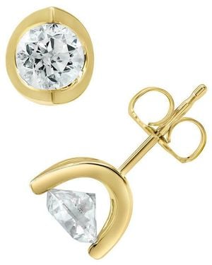 DiamondMuse Diamond Muse 1 3/8 Cttw 14Kt Diamond Stud Earrings For - Metallic