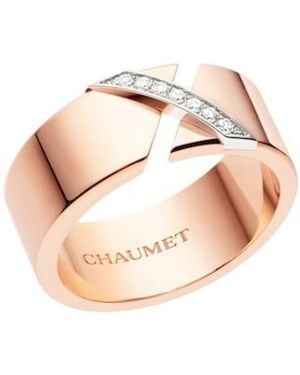 Chaumet Liens 18K Rose Diamond Ring - Pink