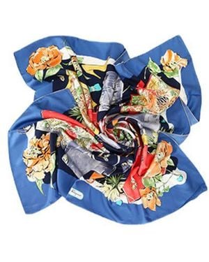 Ferragamo Ferragamo Fo Shopping Scarf - Blue