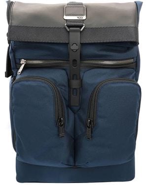 Tumi Alpha Bravo London Roll Top Backpack - Blue