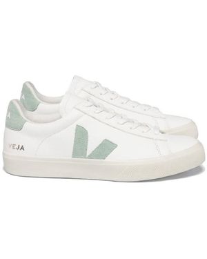 Veja Campo Low-Top Leather Sneakers, Brand Size 35 Us - White