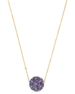 Swarovski Curiosa Triangle Cut-Toned Necklace - Blue