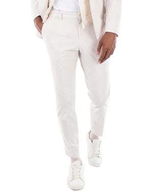 BOSS P-Genius Corduroy Trousers, Brand Size 48 (Waist - White