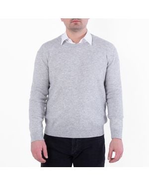 Saint Laurent Pullover Boxy Cashmere Jumper - Grey