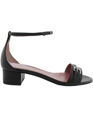 Bally Cloto Horsebit Leather Sandals, Brand Size 35. Us - Blue