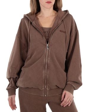 ROTATE BIRGER CHRISTENSEN Ladies Mustang Oversized Sweat Hoodie - Brown