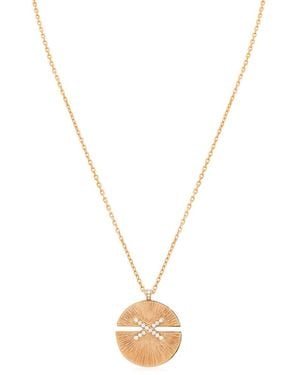 Chaumet Jeux De Liens Harmony 18K G Diamond Necklace - Metallic