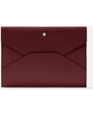 Montblanc Sartorial Envelope Pouch Bag - Red