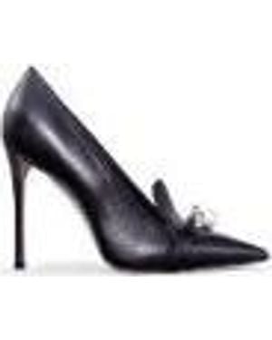 Jimmy Choo Felicitie 75 Nappa Leather Court Shoes, Brand Size 39 Us - Blue