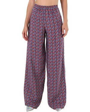 Giuliva Heritage Amanda Wide Leg Trousers, Brand Size 36 (Us - Purple