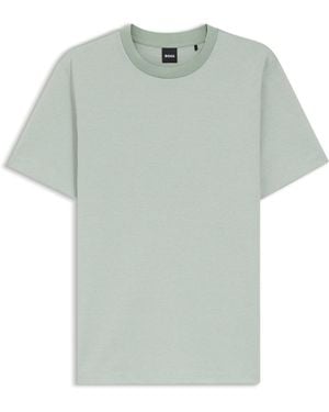 BOSS Thompson Bubble-Structure T-Shirt - Green