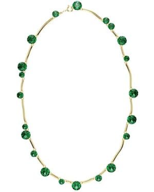 Swarovski Round Cuts Constella Necklace - Green