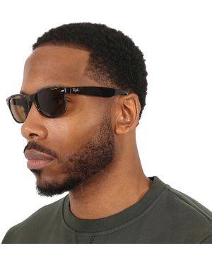 Ray Ban New Wayfarer Color Mix Classic G 15 Sunglasses Rb2132 646231 55 in Gray Lyst