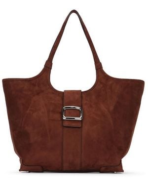 Roger Vivier Viv Choc Medium Tote Bag - Brown